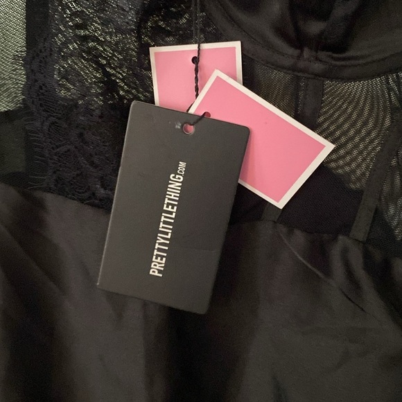 PrettyLittlething elegantlBlack Women's Nightgown Size US 12 ( P -8 ) - Picture 4 of 5